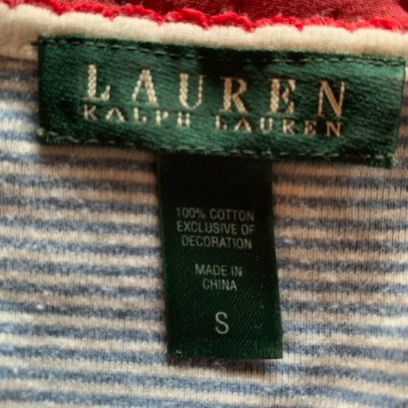 Ralph Lauren nighty, blue and white, small - Picture 5 of 6